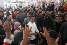 Jokowi Sidak ke Pasar...