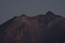 Kebakaran Gunung Merapi...
