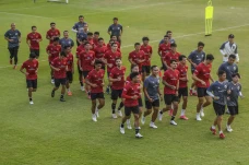 Latihan Timnas Indonesia...