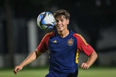 Latihan Timnas Spanyol...