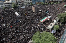 Pemakaman Presiden Iran...