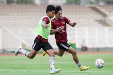 Latihan Timnas Indonesia...