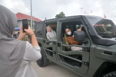 Antusiasme Warga Semarang...