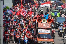 Potret Aksi Hari Buruh...