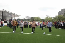 Peresmian FIFA Arena...
