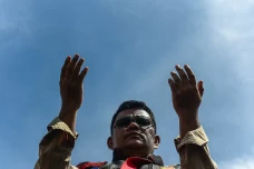 Potret Aksi Damai Driver...