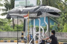 Penampakan Tugu Gabus...