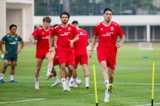 Latihan Timnas Indonesia...