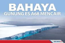 Bahaya! Gunung Es A68...