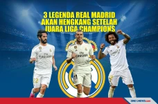 Tiga Legenda Real Madrid...
