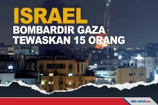 Israel Bombardir Gaza,...