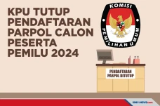 KPU Resm Tutup Pendaftaran,...