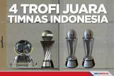4 Trofi Juara Timnas...