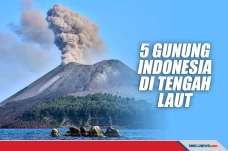Berikut ini 5 Gunung...