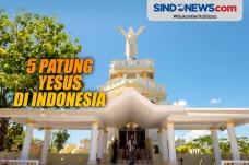 5 Patung Yesus di Indonesia,...