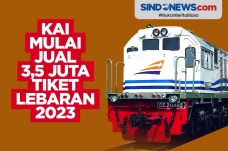 KAI Mulai Jual 3,5 Juta...