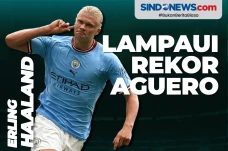 Erling Haaland Lampaui...