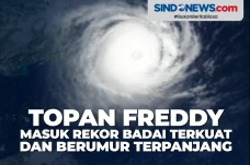 Topan Freddy Masuk Rekor...
