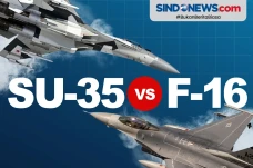 Jet Tempur Su-35 Rusia...