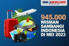 Meningkat, 945.000 Wisman...