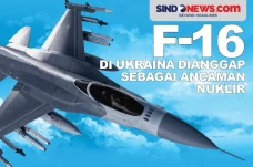 Jet Tempur F-16 di Ukraina...