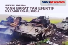 Tank Barat Ukraina Gagal...