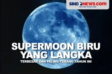 Supermoon Biru yang...