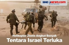 Helikopter Zionis Wara-wiri...