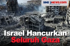 Seluruh Gaza Dibom,...