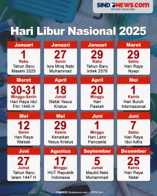 Catat, Ini Daftar Hari...
