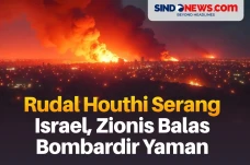 Rudal Houthi Serang...