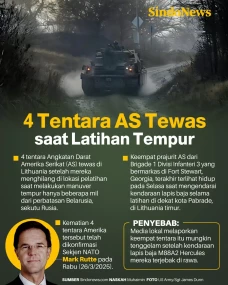 4 Tentara AS Tewas saat...