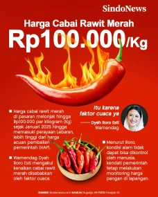 Harga Cabai Rawit Merah...