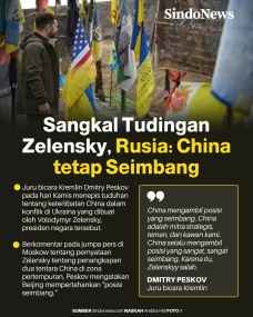 Sangkal Tudingan Zelensky,...