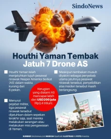 6 Pekan, Houthi Tembak...
