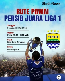 Rute Pawai Akbar Persib...