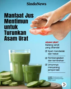 Manfaat Jus Mentimun...