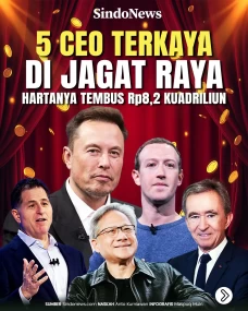 5 CEO Terkaya di Jagat...
