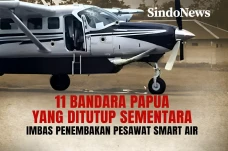 11 Bandara Papua Ditutup...
