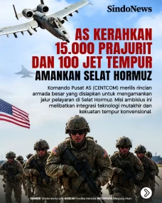 AS Kerahkan 15.000 Prajurit...