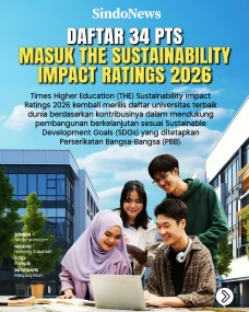 34 PTS yang Masuk THE...