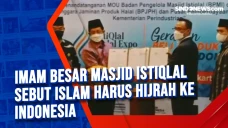 Imam Besar Masjid Istiqlal...
