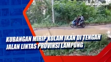 Kubangan Mirip Kolam...