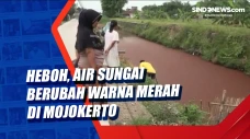 Heboh, Air Sungai Berubah...