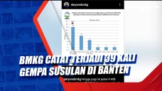 BMKG Catat Terjadi 39...