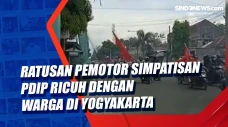 Ratusan Pemotor Simpatisan...
