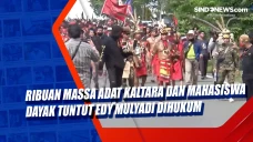 Ribuan Massa Adat Kaltara...