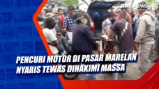 Pencuri Motor di Pasar...