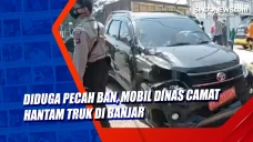 Diduga Pecah Ban, Mobil...