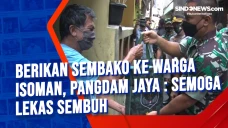 Berikan Sembako ke Warga...